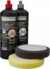 PULIMENTO PARA CARROCERIAS 1KG DE CORTE + UN KG DE BRILLO + ESPONJAS DE PULIR 150MM.